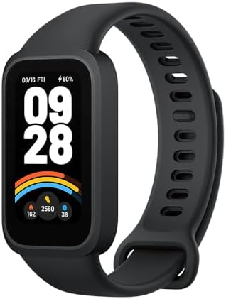 Xiaomi Smart Band 9 Active Black – 1.47” TFT Display, 50 Sports Modes, Health Monitoring, Ultra-Slim 9.99mm, 50m Water Resistant, Long Battery Life