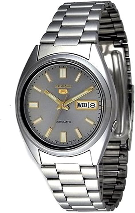Seiko SNXS75K1 – Men’s Grey Dial Stainless Steel Band Automatic Watch