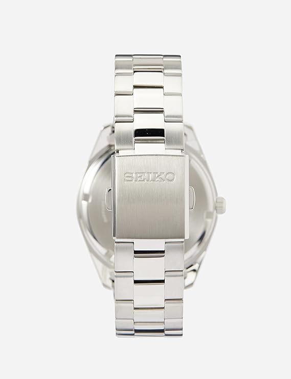 Seiko SUR341P1 – Herren Quarz Uhr mit Edelstahlgehäuse & Edelstahlarmband, Blaues Zifferblatt